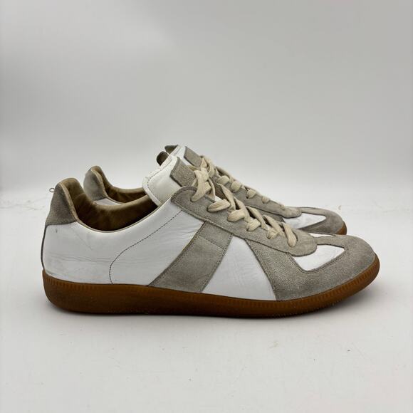 Maison Margiela Low GAT Khaki Shoes Sneakers Men\'s 47 US 14 Rare main image 12